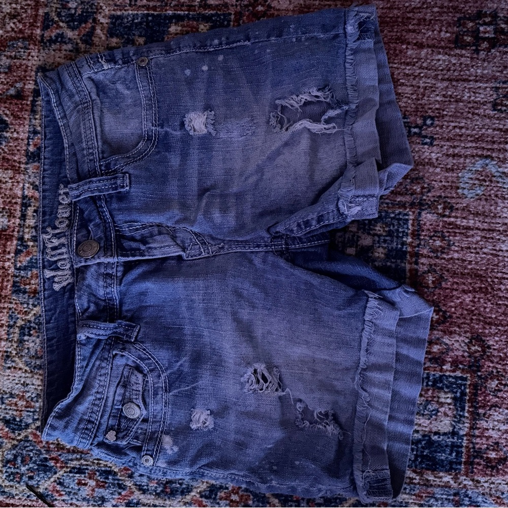 Wallflower Blue Jean Shorts